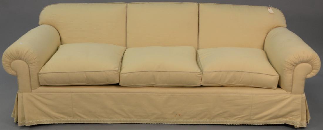 Custom upholstered sofa having three down filled (1 of 6)