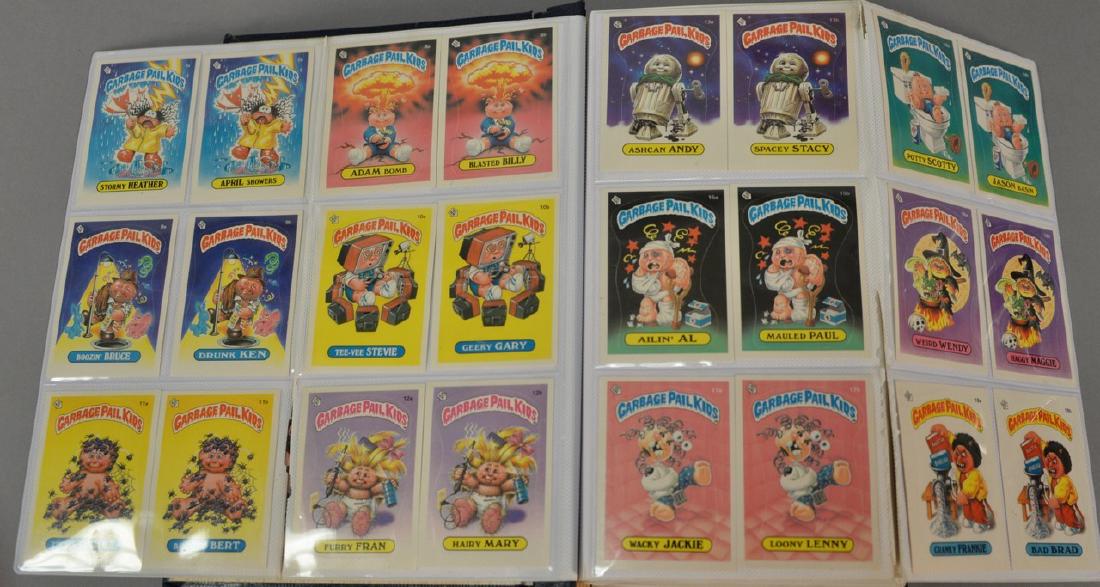 Garbage Pail Kids cards in binder, 1980's full edition.: Garbage Pail Kids cards in binder, 1980's full edition.