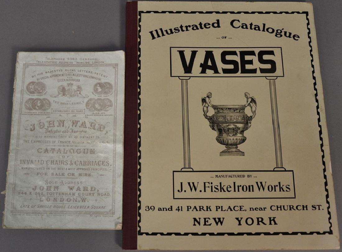 Two vintage catalogs including one J.W. Fisk Ornamental: Two vintage catalogs including one J.W. Fisk Ornamental Metal Work and one John Ward. Provenance: Collection of Anne Jones Willis and the late John Ralph Willis, New Jersey