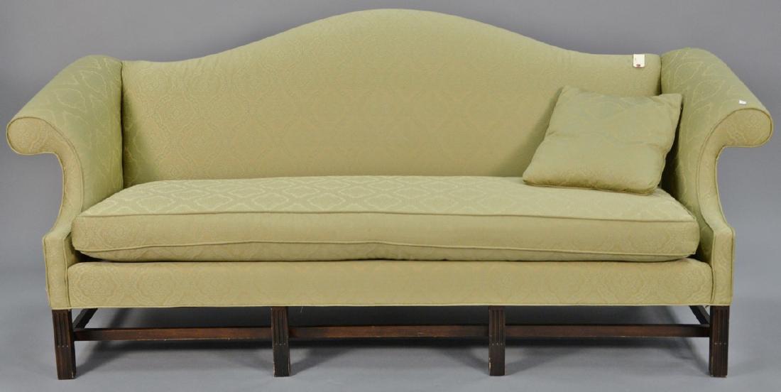 Chippendale style camelback sofa. lg. 89in. (1 of 4)