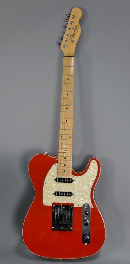 Fender telecaster American Standard guitar Fiesta red. (1 of 8)