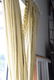 Pair of custom tan silk drapes, lined curtains, window - 7