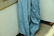 Custom blue silk drapes, lined curtains , window or - 5