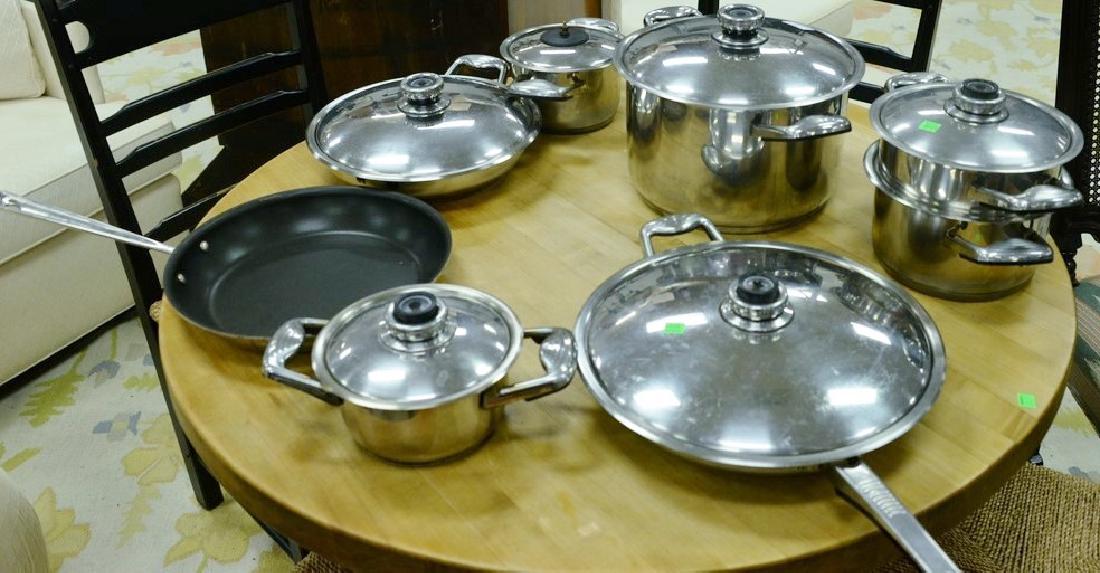 Set of thirteen Professional Platinum Cooking System