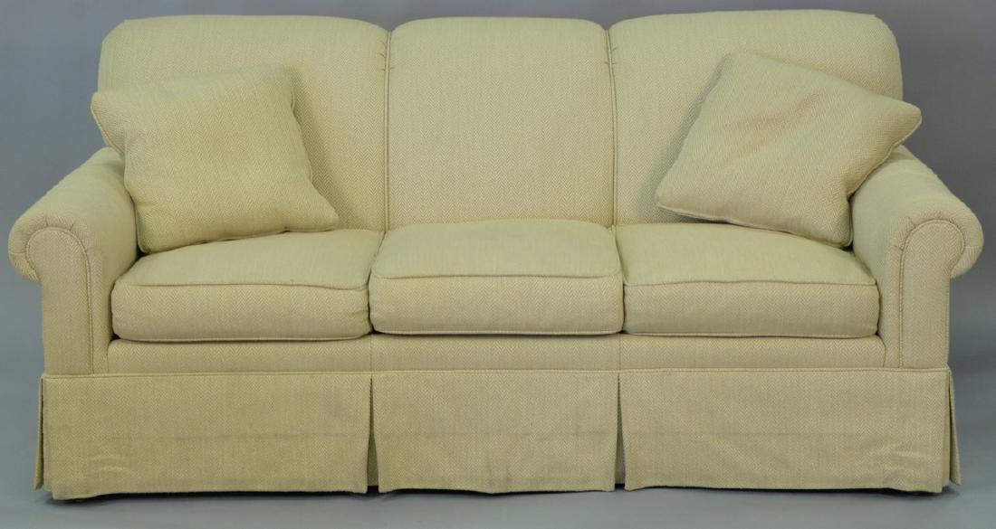 Kittinger upholstered sofa. wd. 74in. (1 of 3)