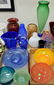 Four box lots of art glass vases and bowls, Murano