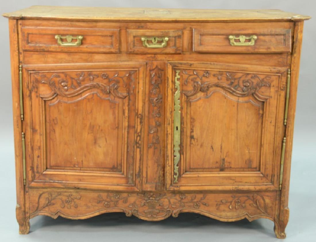 Louis XV sideboard, 18th century. ht. 44in., wd. 55in., (1 of 5)