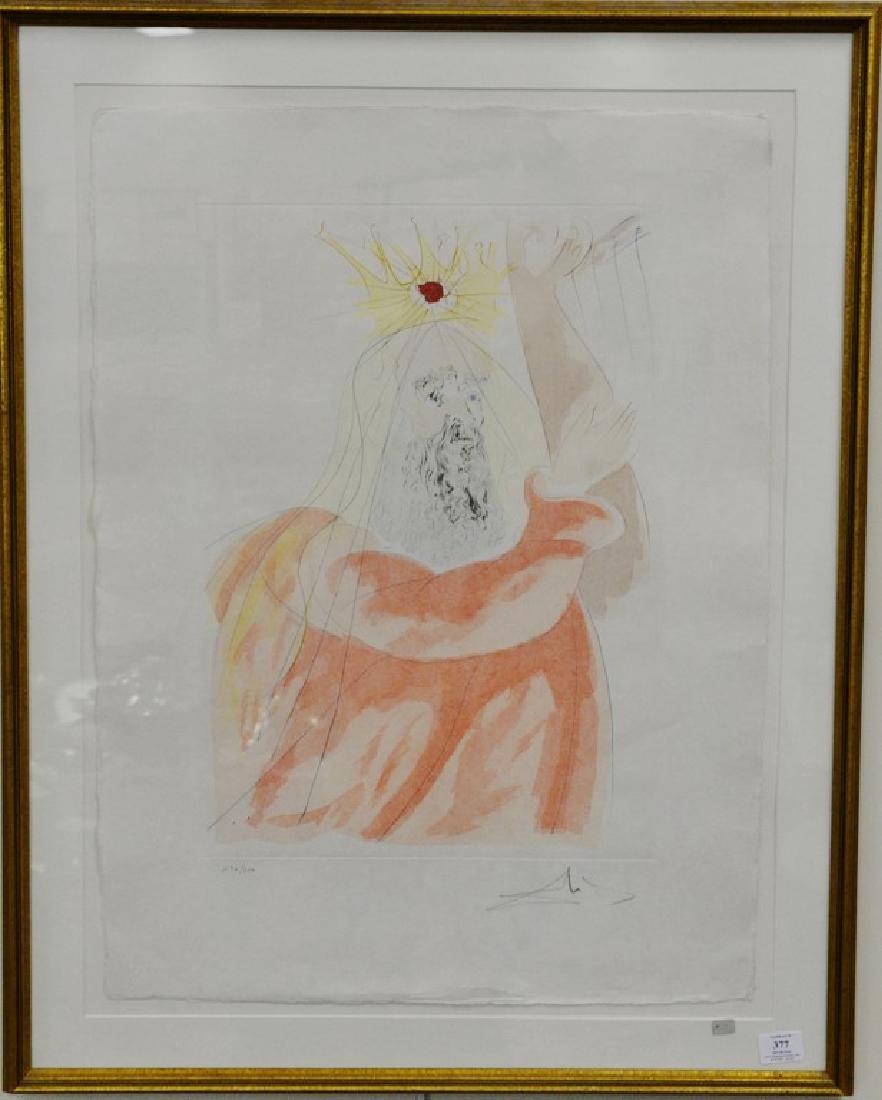 Salvador Dali (1904-1989), lithograph, King David from (1 of 3)