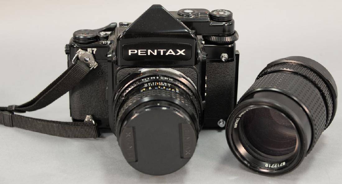 Two piece lot to include Pentax 67 outfit with 67 body, (1 of 7)