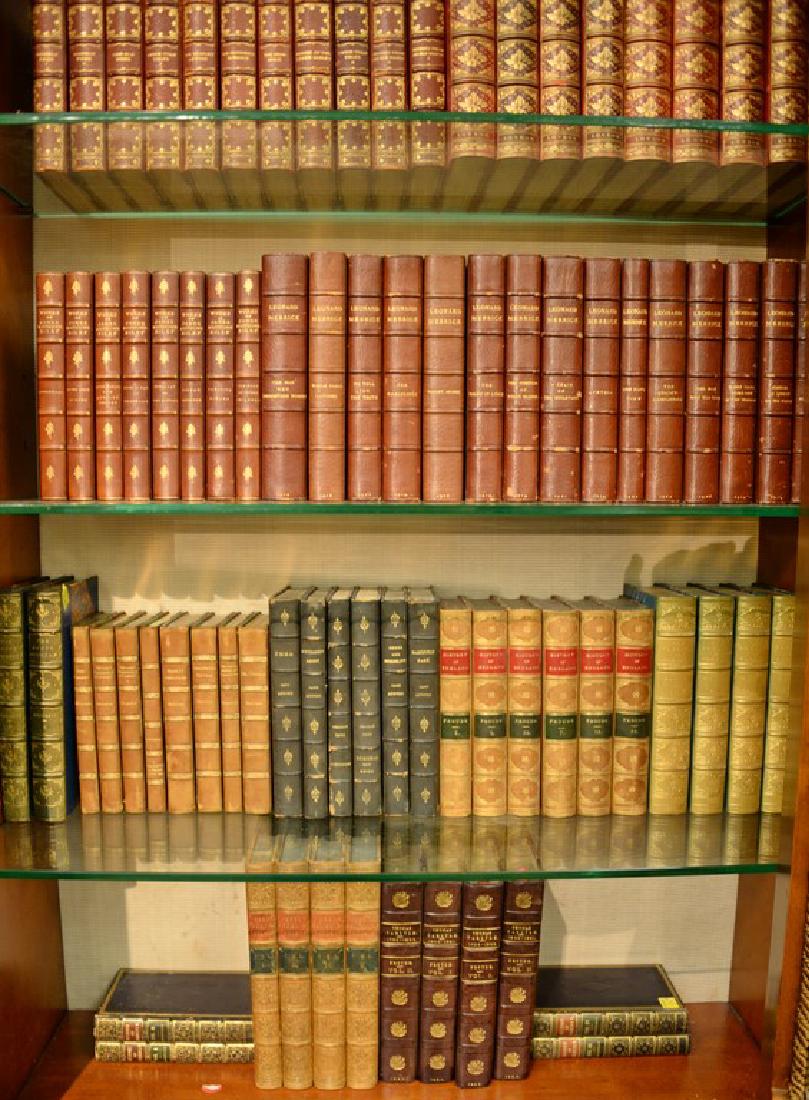 History of England by Froude (6 volume set), History of: History of England by Froude (6 volume set), History of Charles V (4 volume set), Trollope (8 volume set), The Works of James Whitcomb Riley (8 volumes), Jane Austen (6 volume set), Jesse's Court of E