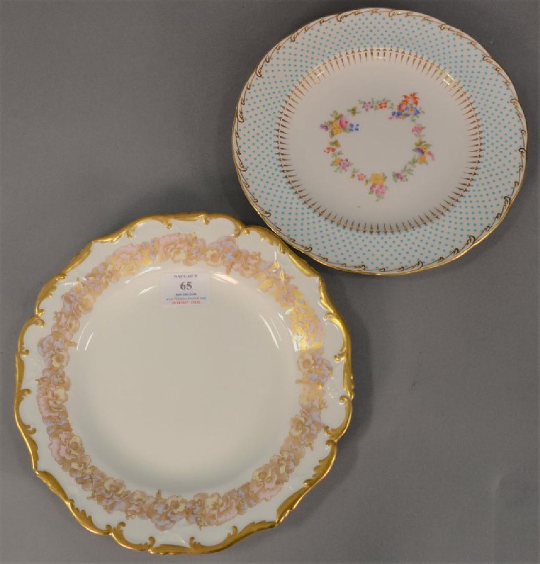 Two sets of porcelain plates including set of ten (1 of 6)