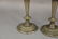 Pair of Sheffield candlesticks with hurricane etched - 2
