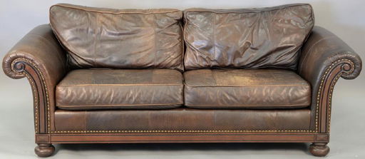 Bernhardt Leather Sofa Wear Wd 87in Bernhardt Leather Sofa Wear Wd 87in
