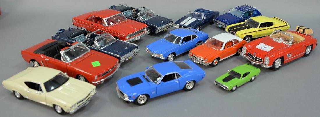 Group of thirteen 1960's and 1970's model cars to (1 of 7)