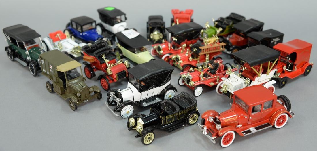 Group of twenty early 20th century model cars including (1 of 10)