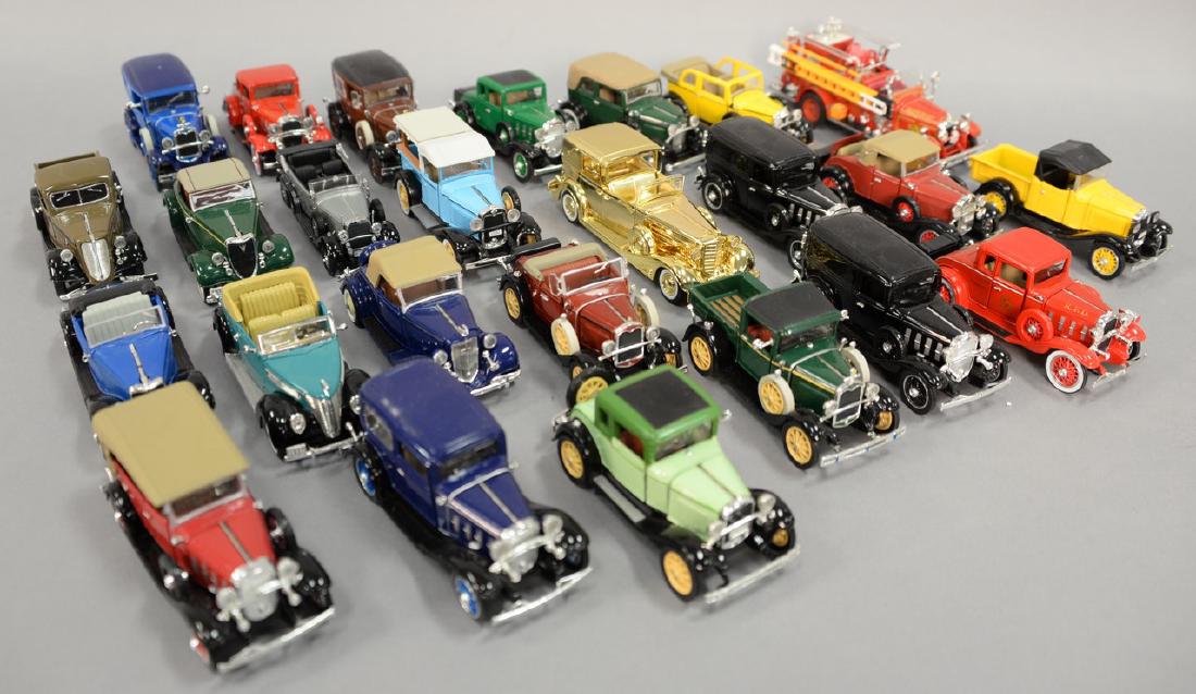 Group of twenty-five 1930's model cars including 1932 (1 of 6)