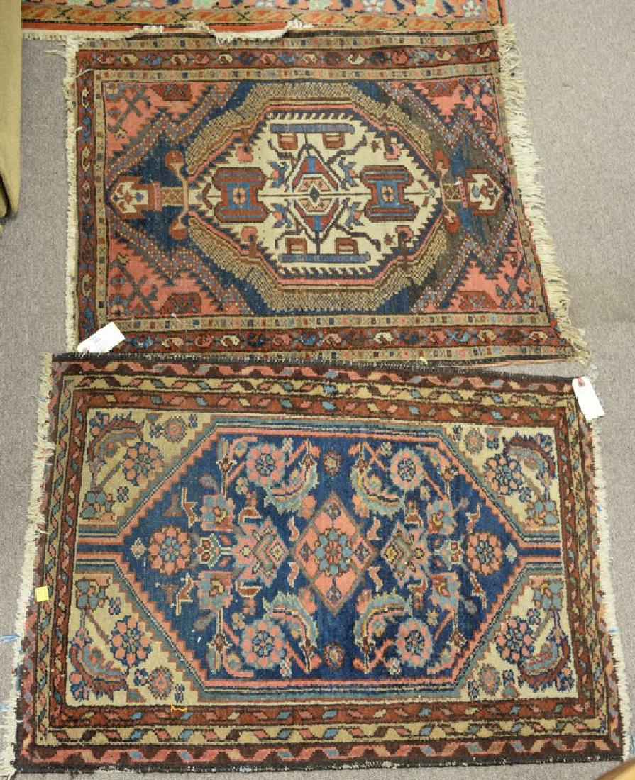 Three Hamaden Oriental throw rugs, (2'6" x 4"), (2' x (1 of 3)