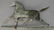 Copper horse weathervane, full body running horse with