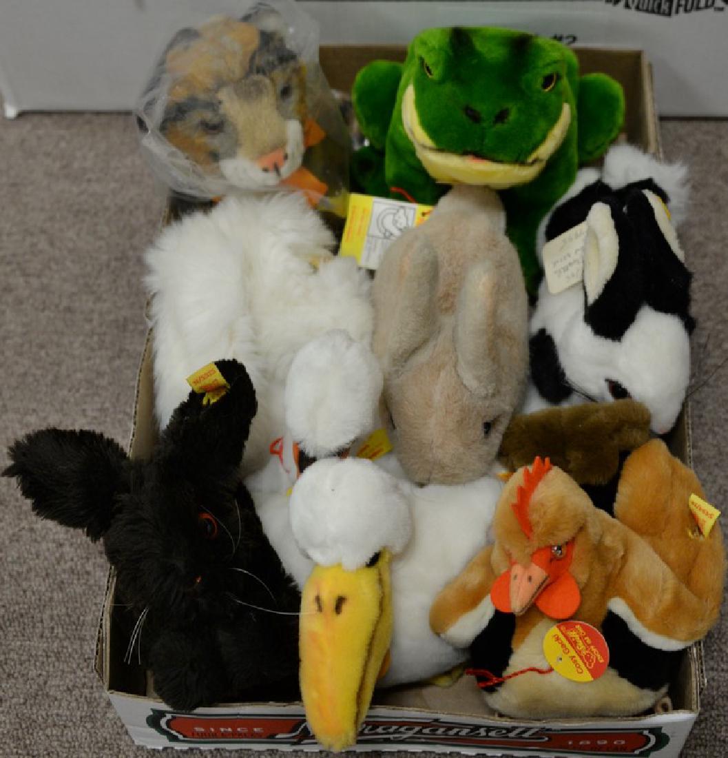 Lot of Thirty Five Steiff stuffed animals with thirty (1 of 10)