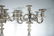 Pair of German silver five light candelabra - 2