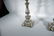 Pair of German silver five light candelabra - 3