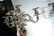 Pair of German silver five light candelabra - 6