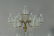 French crystal candelabra three piece set to include - 2