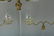 French crystal candelabra three piece set to include - 5