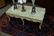 Louis XV style coffee table with rouge marble top, set - 2