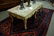 Louis XV style coffee table with rouge marble top, set - 4