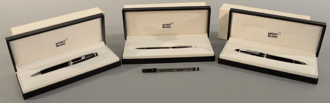 Three Mont Blanc Meisterstuck pens with original boxes. (1 of 7)