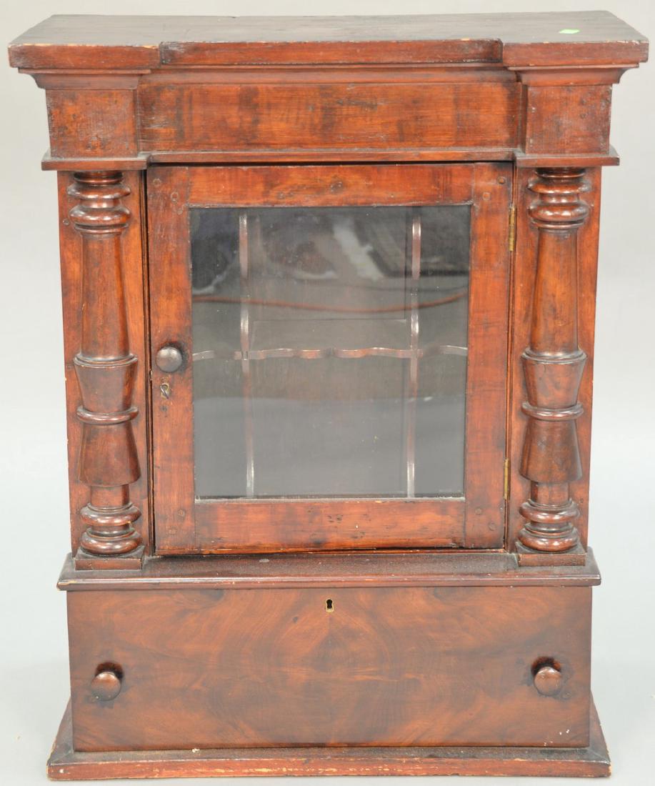 Empire diminutive one door cabinet, circa 1840. ht. (1 of 6)