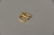 14K yellow gold and diamond channel set "huggie" - 2