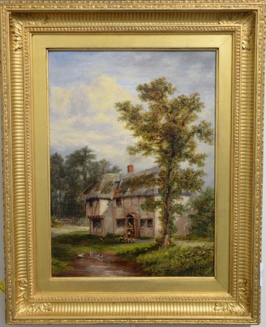 Thomas B. Finlayson (1835-1893) oil on panel, Burgess (1 of 6)