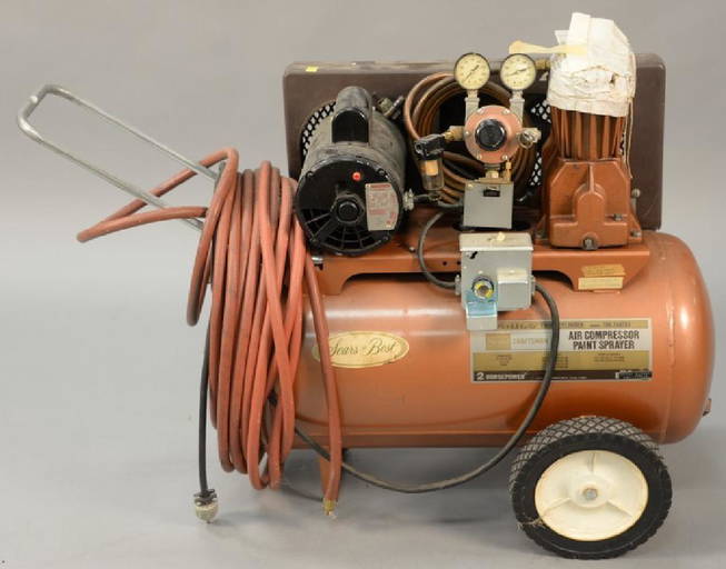 Craftsman Sears Best Air Compressor Paint Sprayer, 2hp,