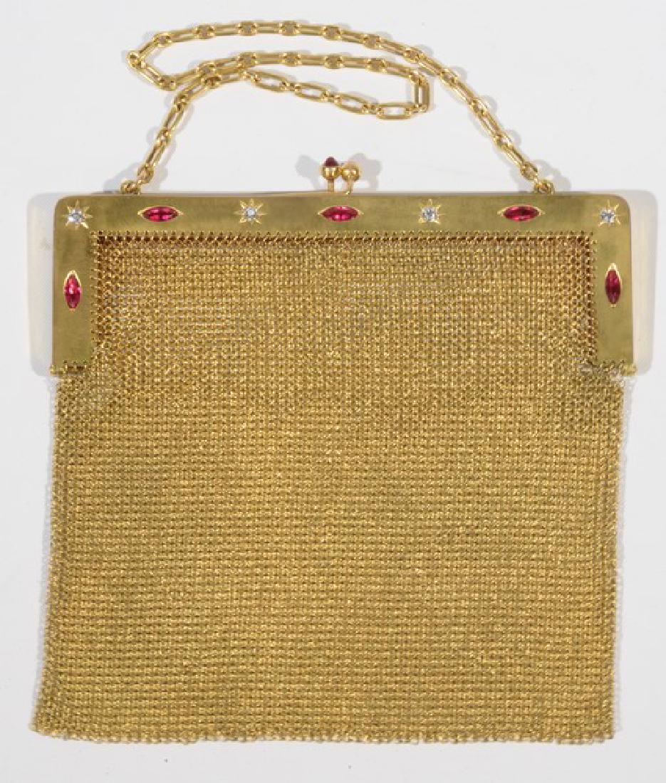 NO CREDIT CARDS FOR JEWELRY  14 karat gold mesh evening (1 of 15)