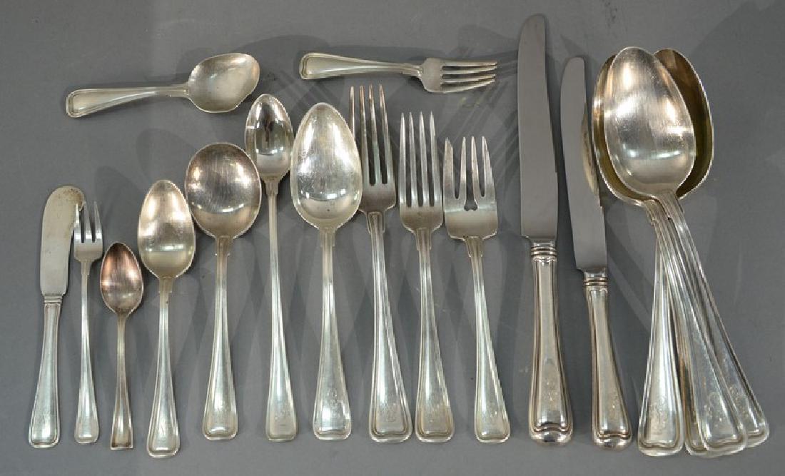 Sterling silver flatware set, 98 total pieces, to (1 of 6)