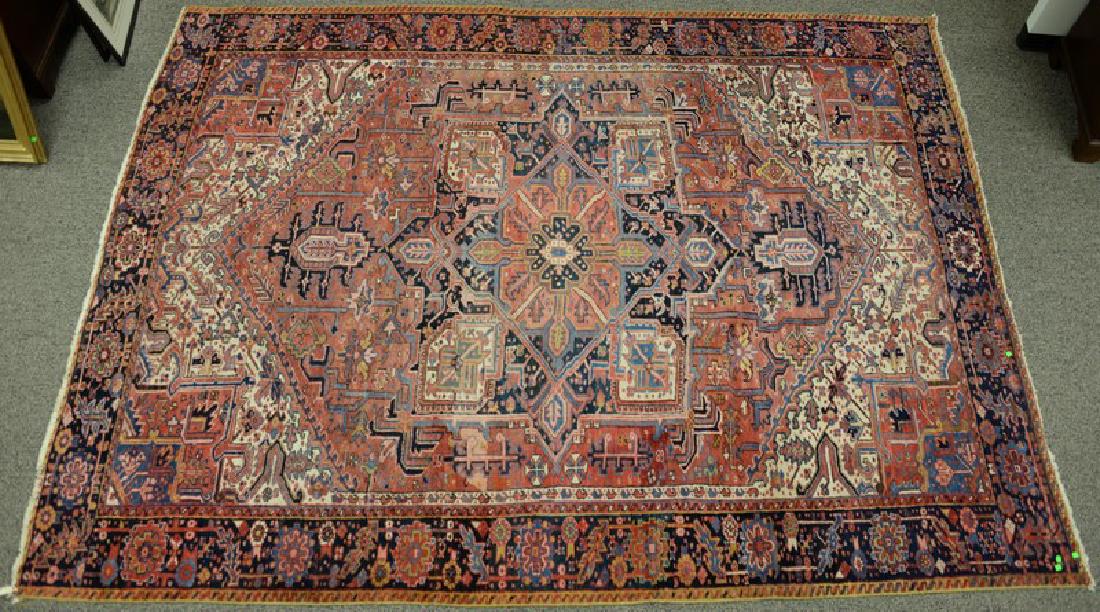 Heriz Oriental carpet (some fading).  8'9" x 11'10" (1 of 6)