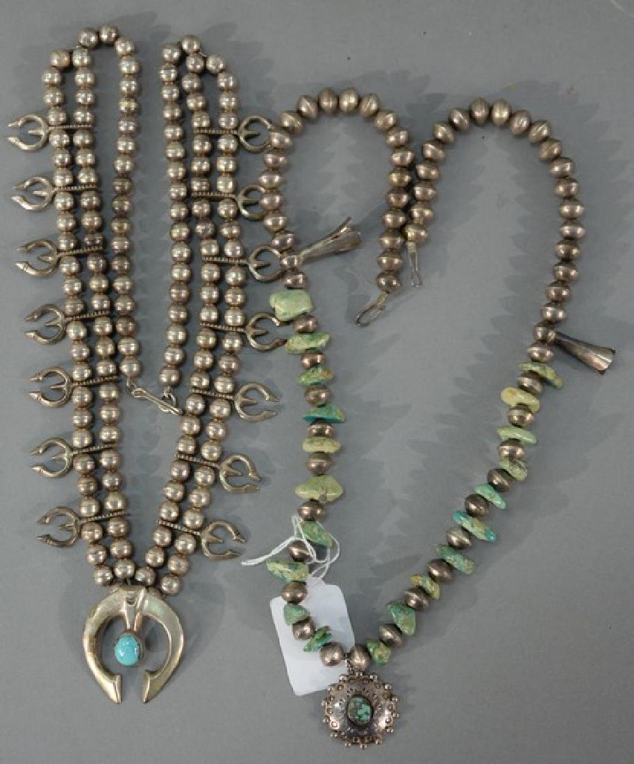 NO CREDIT CARDS FOR JEWELRY  Two silver and turquoise (1 of 4)