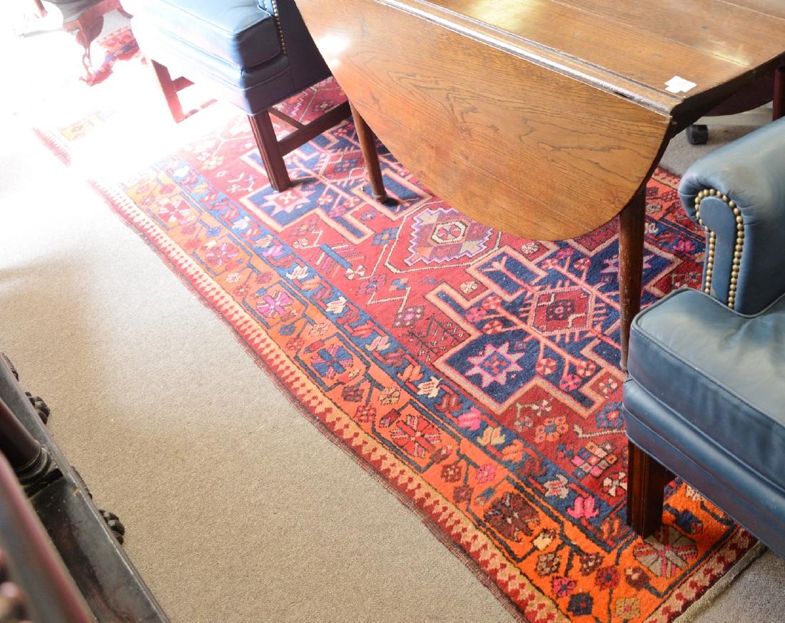 Oriental runner. 3'8" x 10'3" (1 of 2)