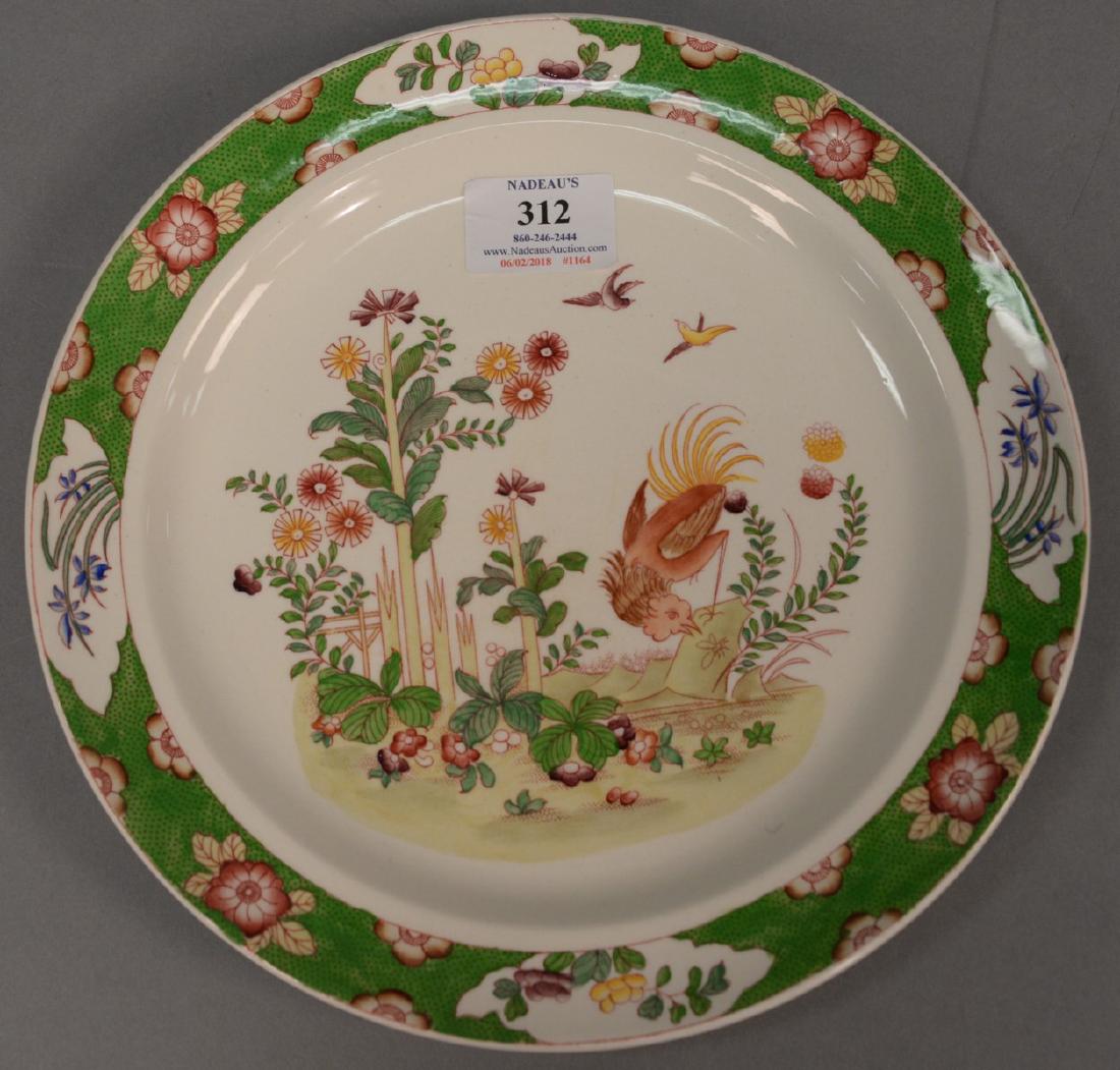 Set of twenty-one Cauldon English plates with painted (1 of 7)