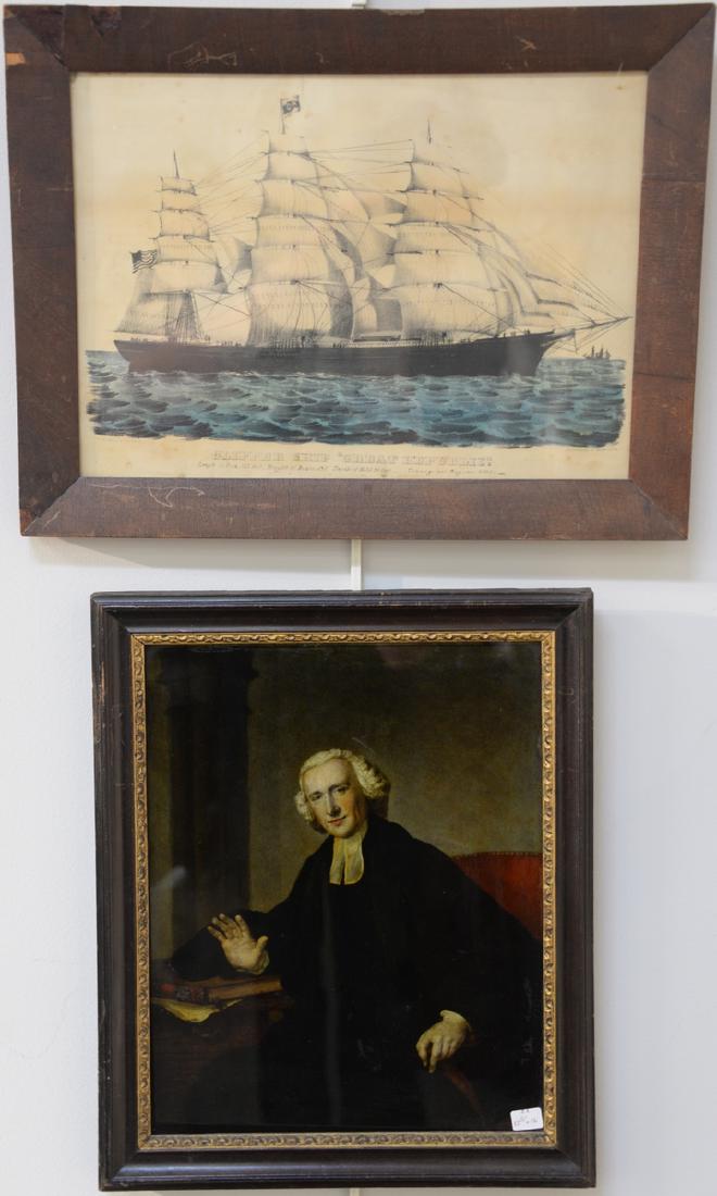 Five framed pieces to include (1) Kellogg, colored (1 of 13)