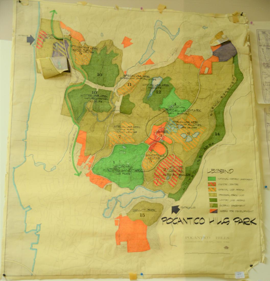 Two hand colored two part maps of Rockefellerland to (1 of 7)