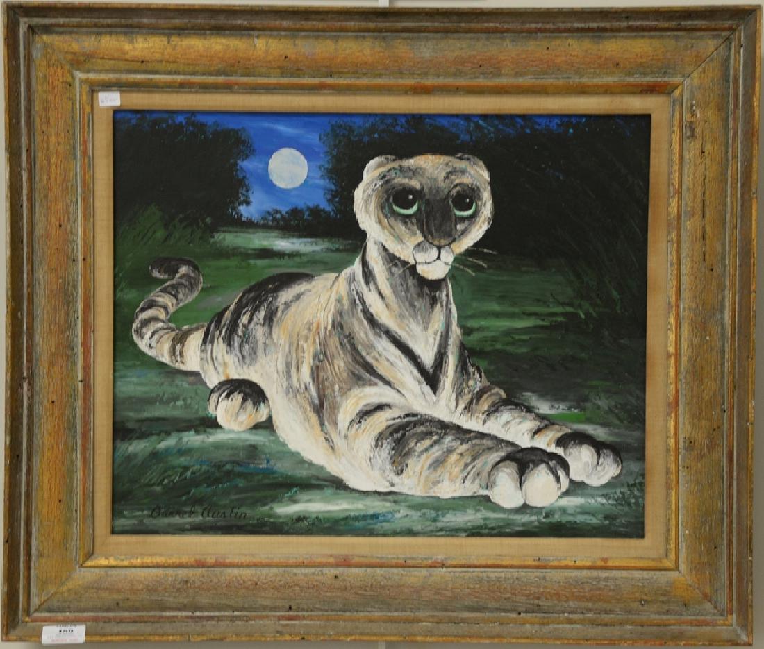 Darrel Austin (1907-1994), oil on canvas, "Beast (1 of 3)