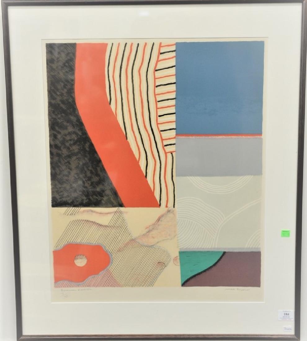 Max Papart (1911-1994), colored aquatint etching, (1 of 4)