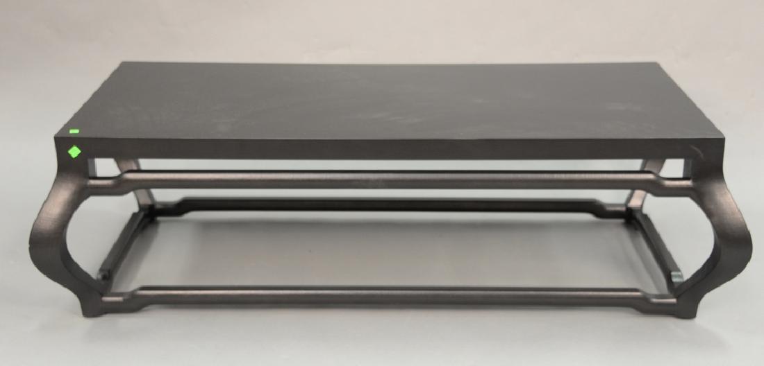 Contemporary coffee table. ht. 17in., top: 25 1/2" x 55 (1 of 4)
