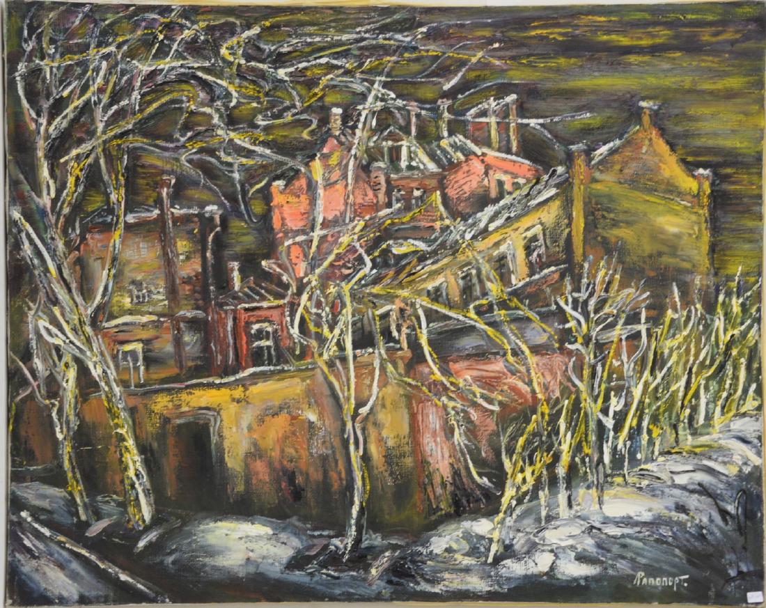 Three Luba Rapoport to include Russian oil on canvas, (1 of 10)