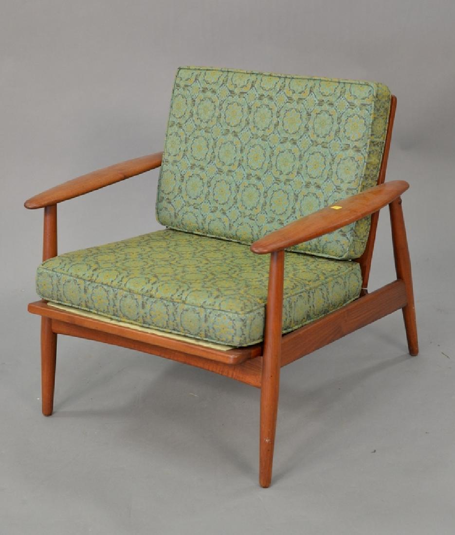 Danish Modern lounge chair, marked 3050 on bottom, (1 of 4)