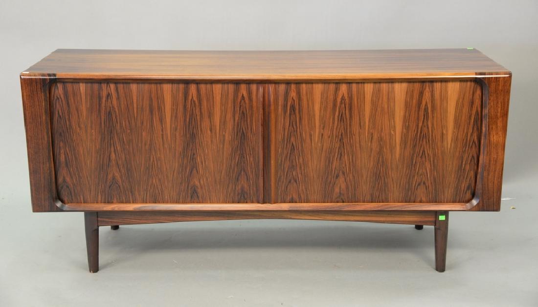 Sibast rosewood credenza with tambour doors (almost (1 of 7)