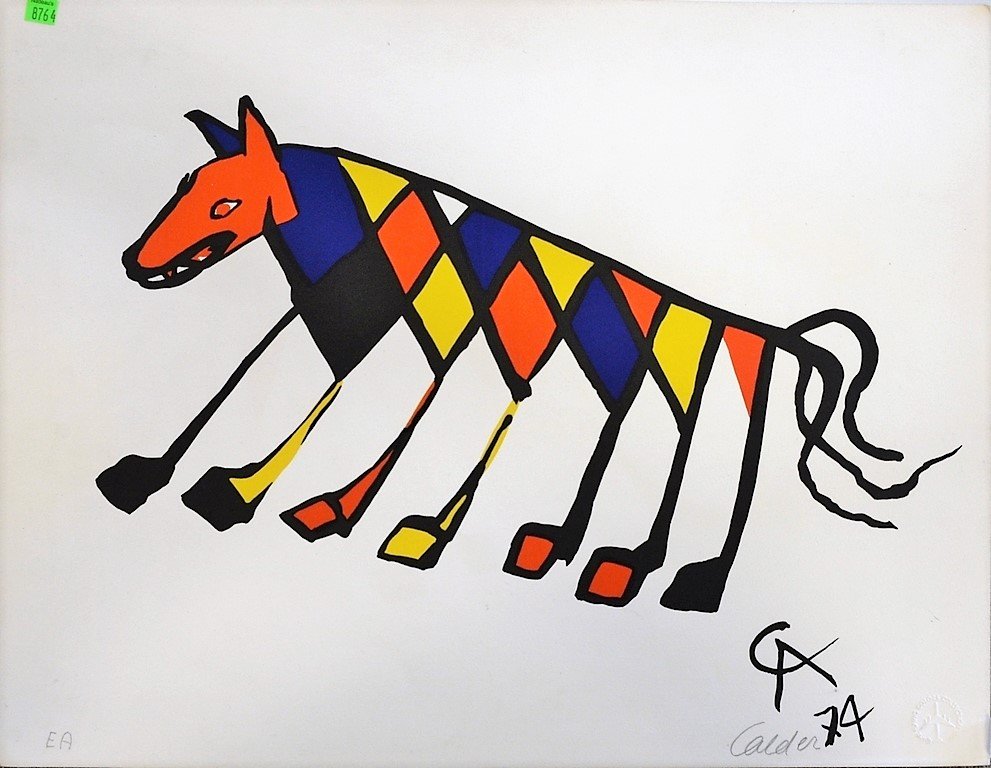 After Alexander Calder (1898-1976), lithograph (1 of 3)